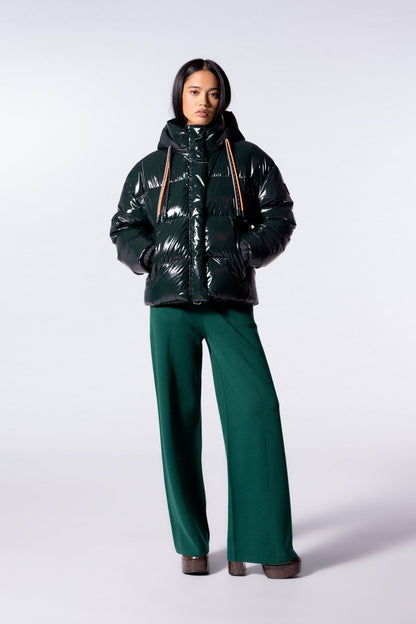 Gertrude Doudoune courte brillante Lili Bright